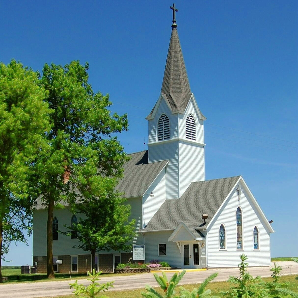 Exterior of St Luke Lutheran Church Chilton